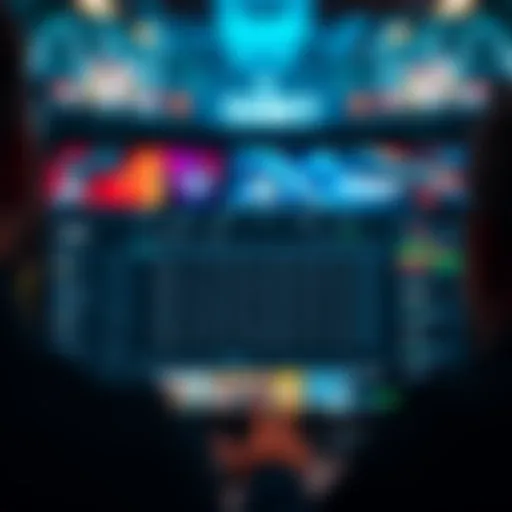 Visual representation of the 1xbet platform interface