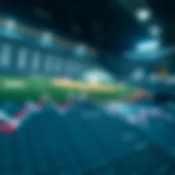An analytical chart showcasing baseball statistics