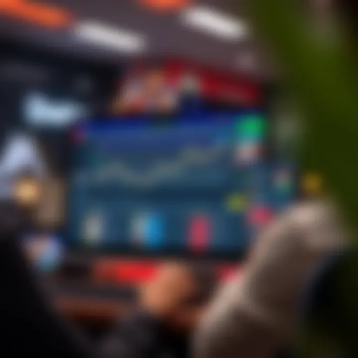 User interface design for betting platforms