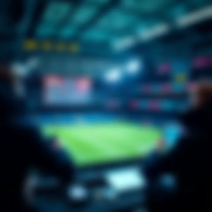 Data visualization related to betting trends