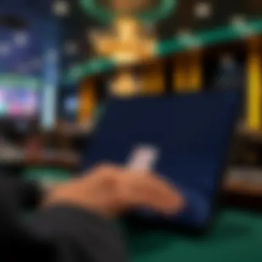 Modern online blackjack gameplay on a digital device