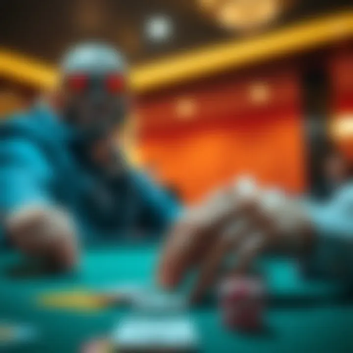 Psychological aspects of betting in blackjack