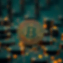 Conceptual representation of blockchain technology