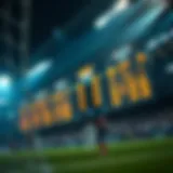 Live score updates during a football match