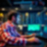 Dynamic betting interface showcasing user engagement