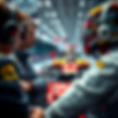 F1 team strategies during a race