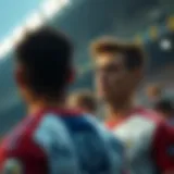 Current standings of French league teams