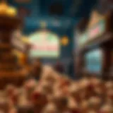 Historical depiction of Keno game