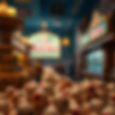 Historical depiction of Keno game