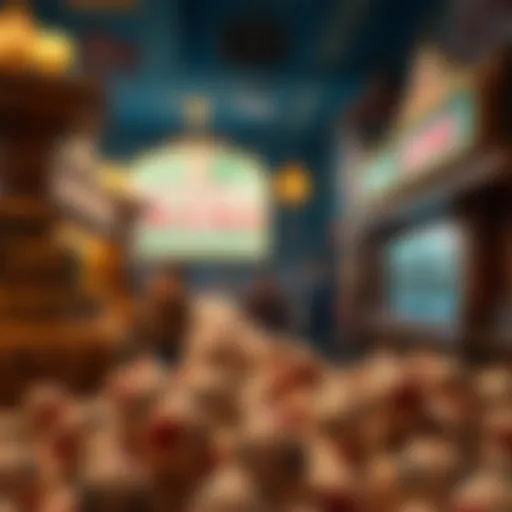 Historical depiction of Keno game