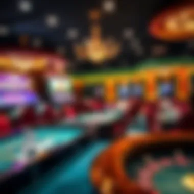 Overview of different game options available in live casinos