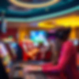 Virtual reality gaming experience in a live casino
