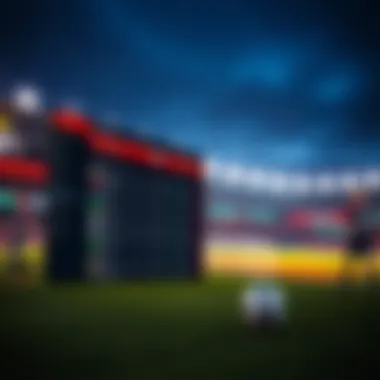 An overview of Livescore 808's user interface showcasing key features.