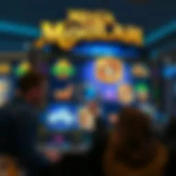 Visual representation of Mega Moolah slot game interface