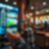 Overview of mobile betting interface
