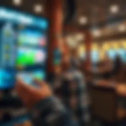Overview of mobile betting interface