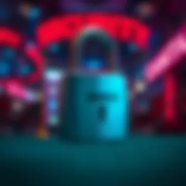 A secure lock symbolizing safety in mobile gambling