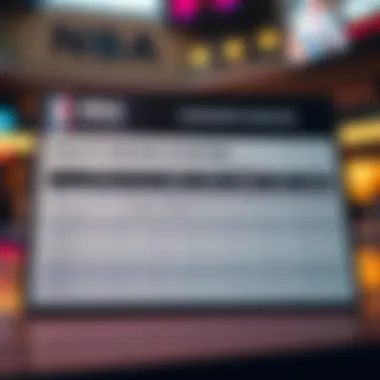 A comparison chart of different NBA analysis platforms, outlining their features and benefits.