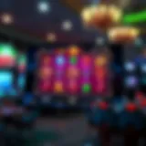 Innovative casino slot interface showcasing advanced features