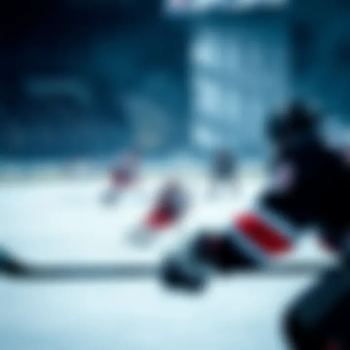 Top NHL players in action