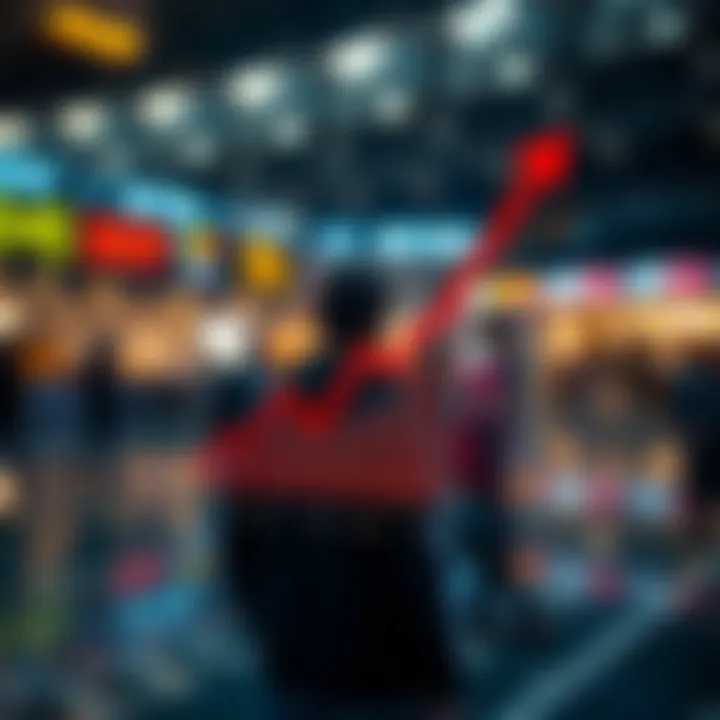 Graph showing market impact of betting incidents