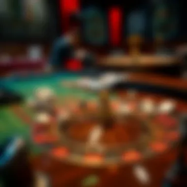 A strategic layout of various betting options on a roulette table.