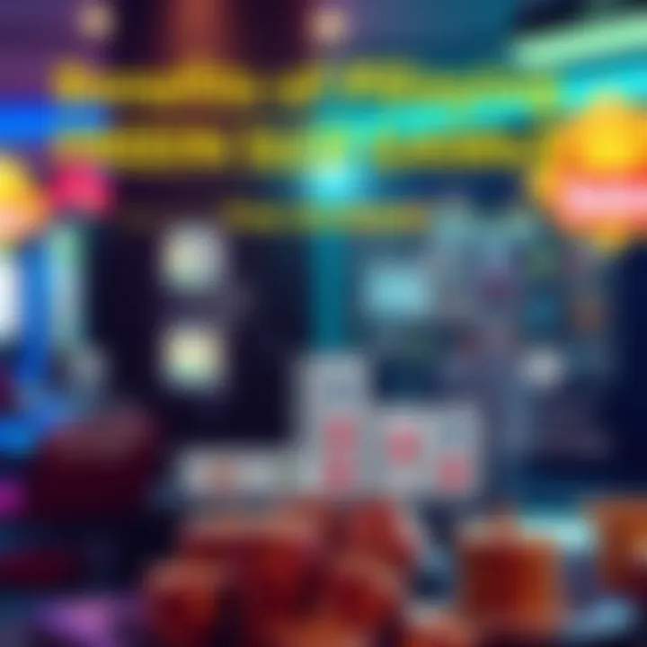 An infographic illustrating the advantages of free online slot games