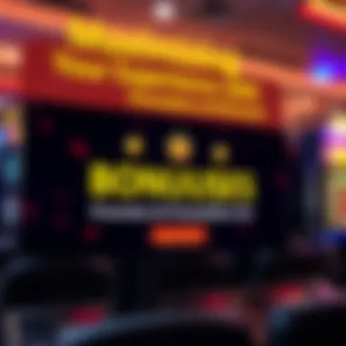 A promotional banner highlighting bonuses and promotions for online slots