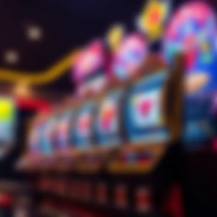 Illustration showing features of popular slot games
