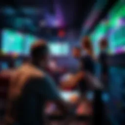 Dynamic sports betting scene with real-time updates