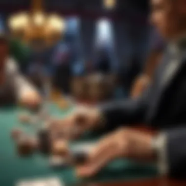 Visual representation of strategic poker betting