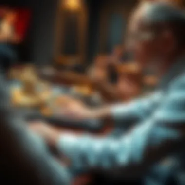 Mastering Strategies for Roulette A strategic player analyzing roulette strategies