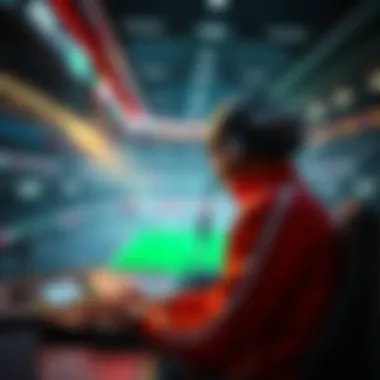 The Future of Technology in Sports Betting A futuristic depiction of technology in sports betting