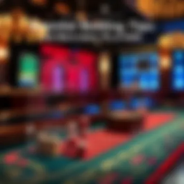 Infographic containing betting tips for baccarat