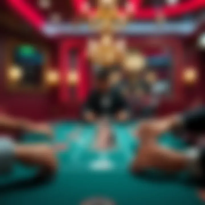 Visual representation of baccarat gameplay strategy