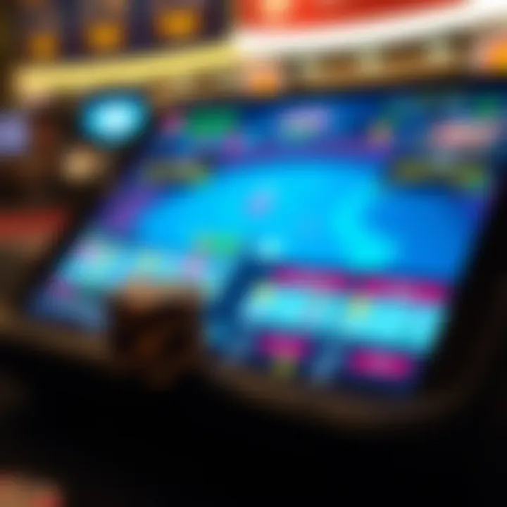 Latest Trends in Online Gambling Trendy online gambling interface on a device