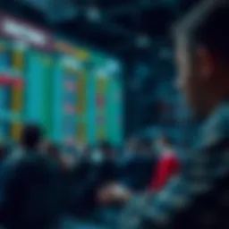 Conceptual visualization of sports betting strategies.